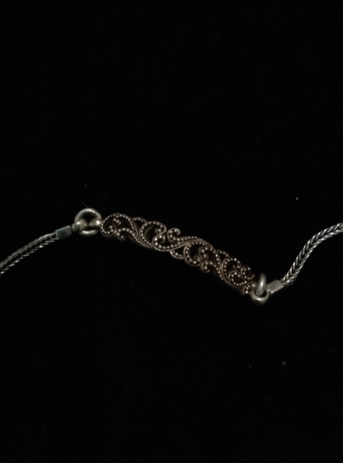 Lois Hill 925 Sterling Silver Bracelet Filigree Paisley Braided Lois Hill 925 Sterling Silver Bracelet Filigree Paisley Braided